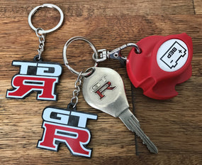 GTR Real Carbon Keyring #1 - Double Sided Print