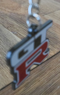 GTR Real Carbon Keyring #1 - Double Sided Print