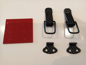 Quick Release Clips - Carbon Wrapped