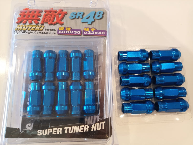 Steel Tuner Wheel Nuts - 48mm