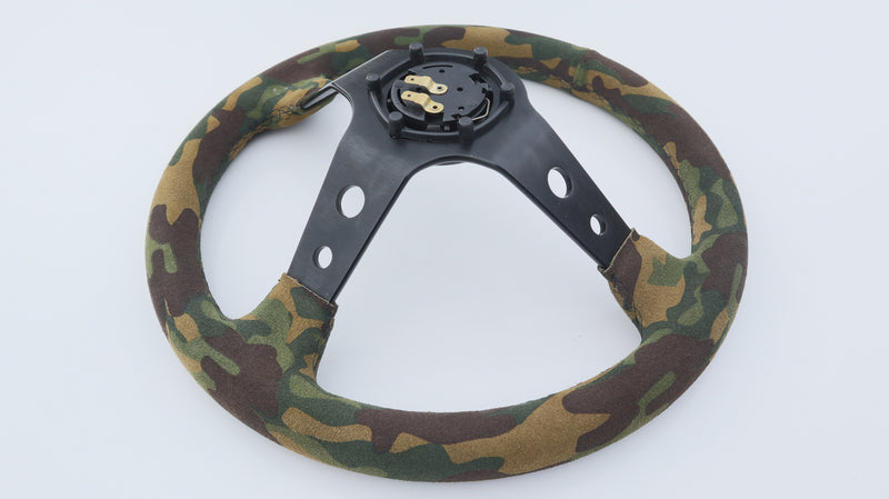 Suede CAMO Deepdish Steering Wheel