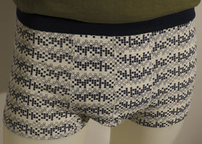 Bamboo Mens Boxer Briefs - M-L - Chequered