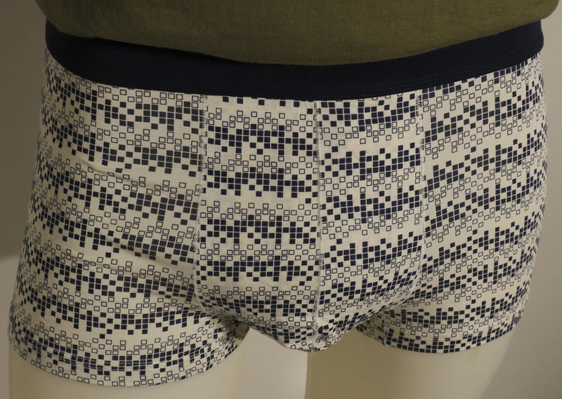 Bamboo Mens Boxer Briefs - M-L - Chequered