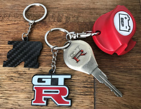 GTR Real Carbon Keyring #2 - Single Sided Print