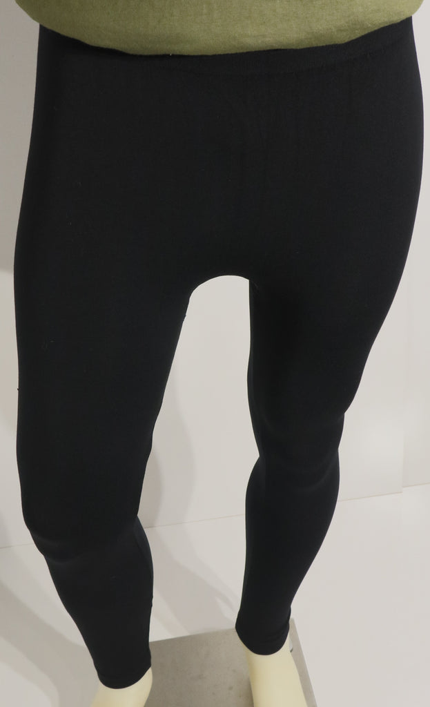 Natural Bamboo Womens Full Leggings - Black