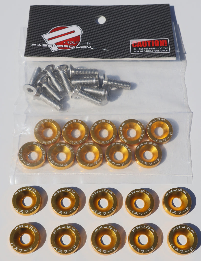 M6 PW - JDM Anodized Alloy Washers