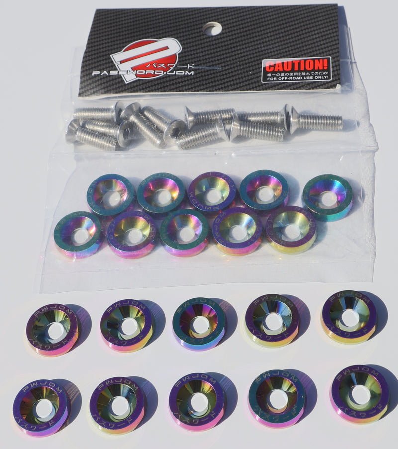 M6 PW - JDM Anodized Alloy Washers