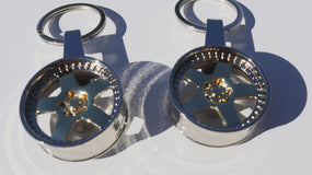 Simmons 5 Spoke Wheel Keyring